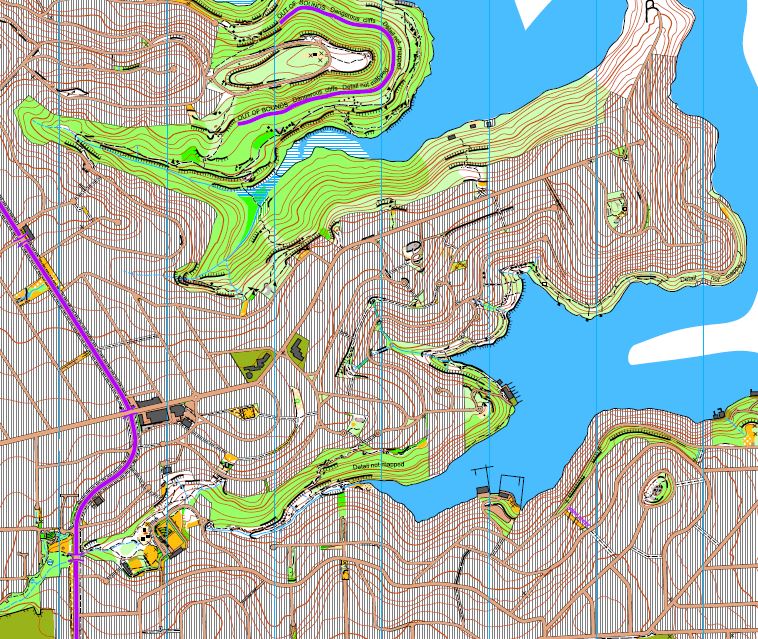 Extract of map with Sailors Bay